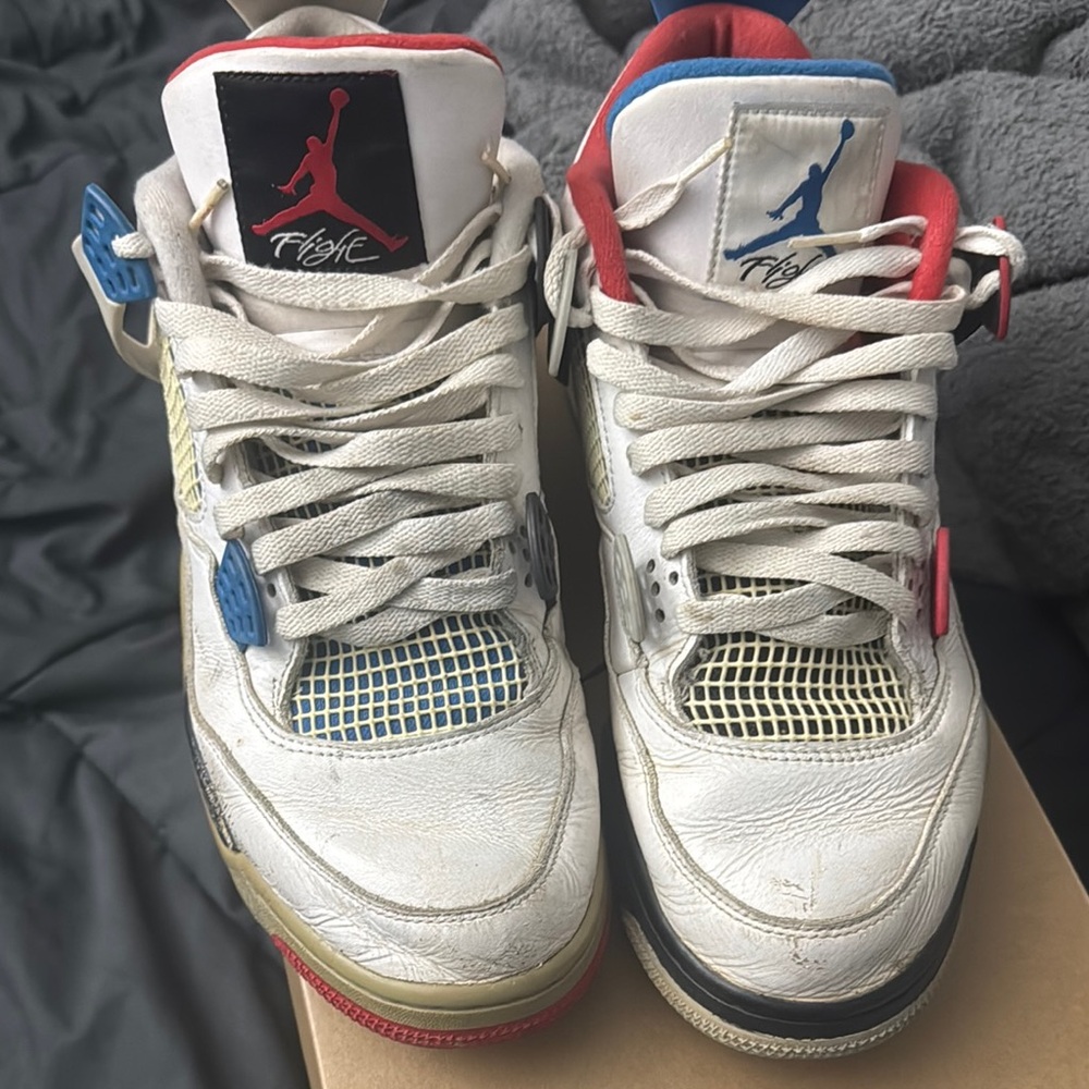 Air Jordan 4s What The Fours? 2019 release.